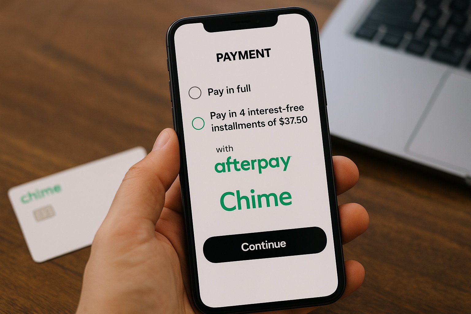can you use chime for after pay your guide